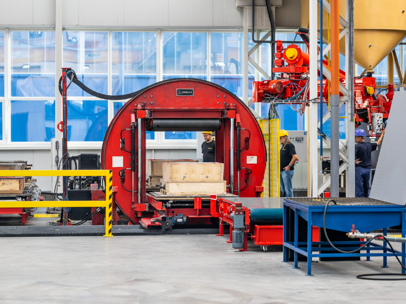 New semi-automatic line Omega