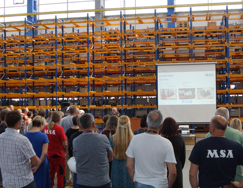Meeting with Employees at MSA